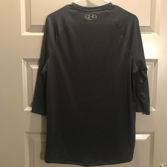 Men's Under Armour Tech 3/4 Power Sleeve Tee - Picture 4 of 5